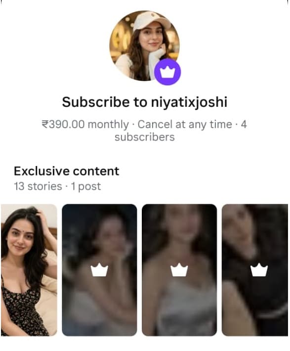 @niyatixjoshi AI creator page