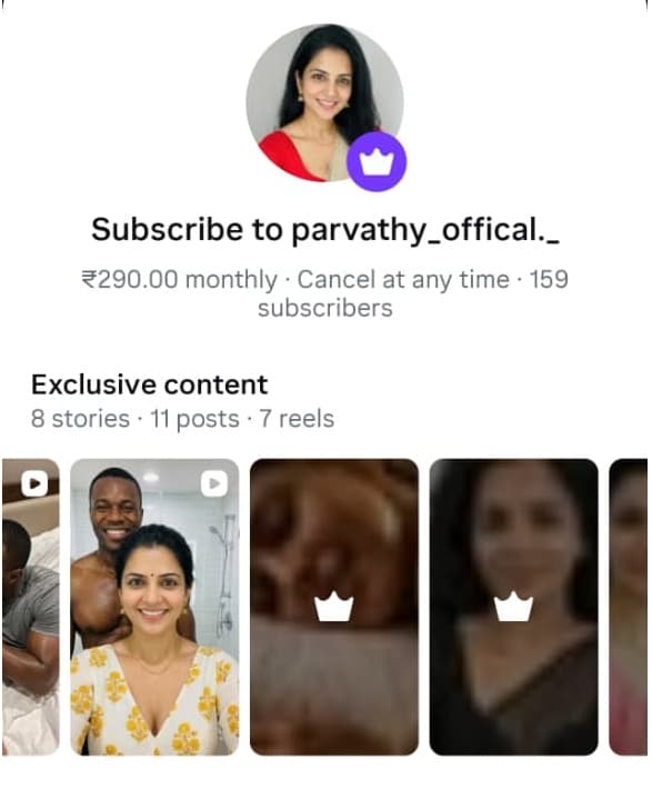 @parvathy_offical._ AI creator page