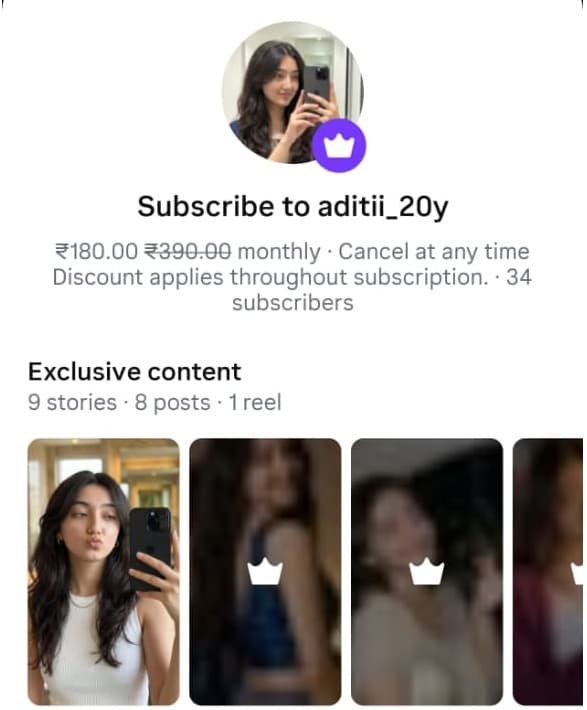 @aditii_20y AI creator page